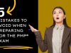 Top 5 Mistakes to Avoid When Preparing for the PMP® Exam 