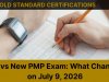 Old vs New PMP Exam: What Changed on July 9, 2026