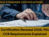 PMP Certification Renewal 2026: PDU and CCR Requirements Explained
