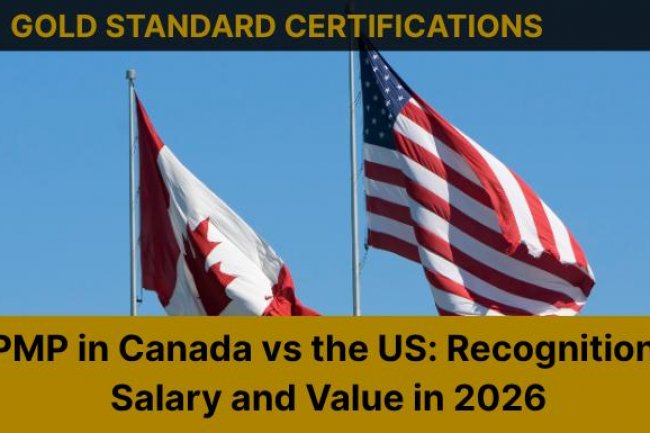 PMP in Canada vs the US: Recognition, Salary and Value in 2026
